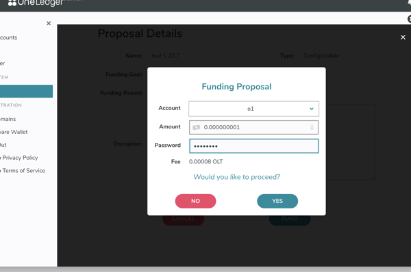 Funding proposal